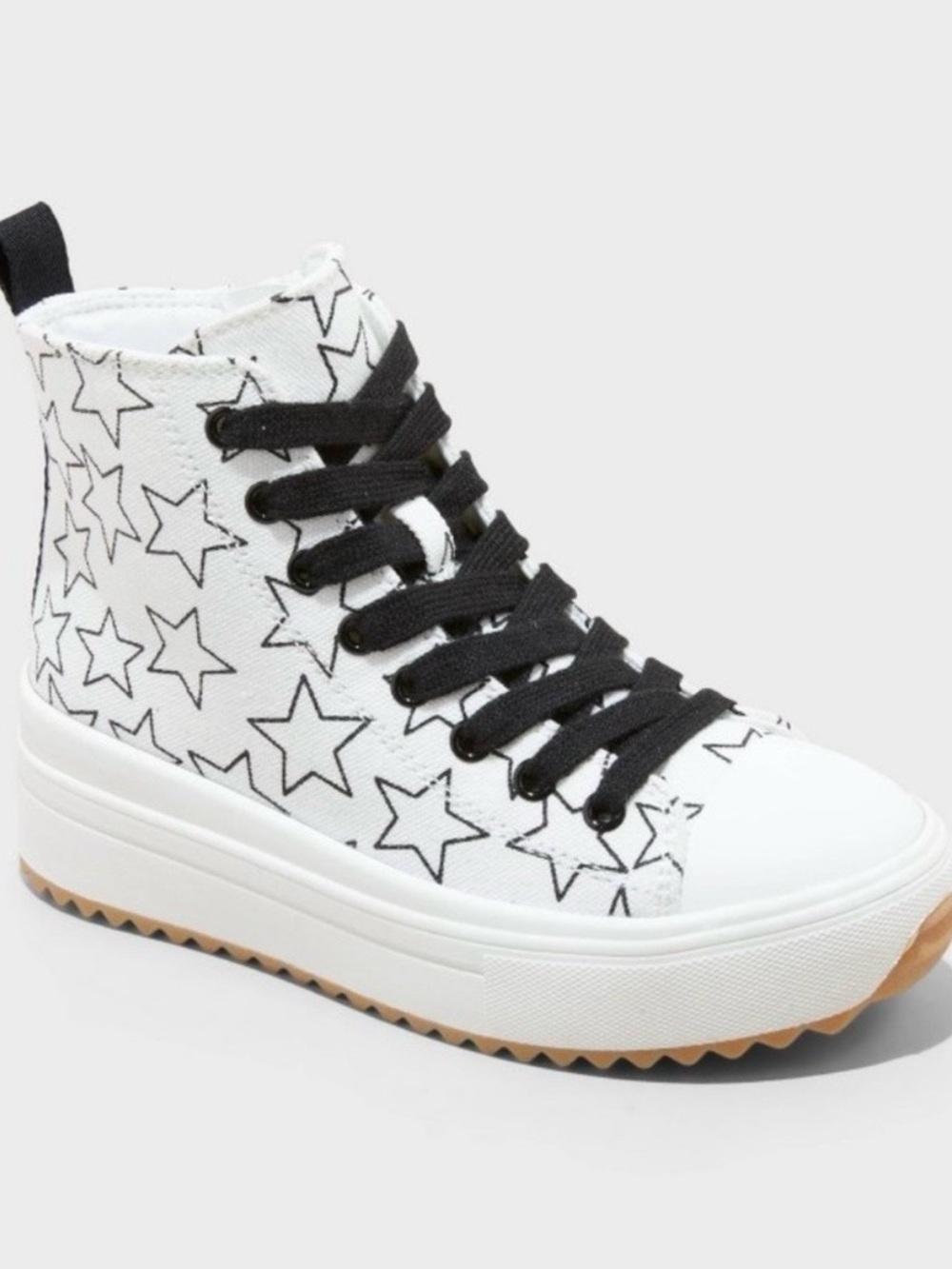 Art Class Blakely White Star-Print Platform High-Top Sneakers